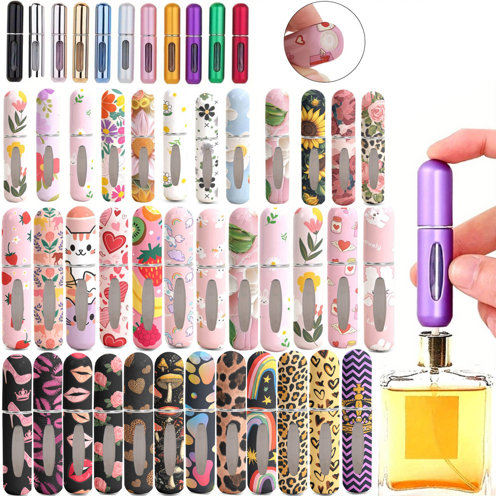 Perfume Fragrance Ingredients - 1/3pcs Perfume Dispenser Bottle 5ml Rotating