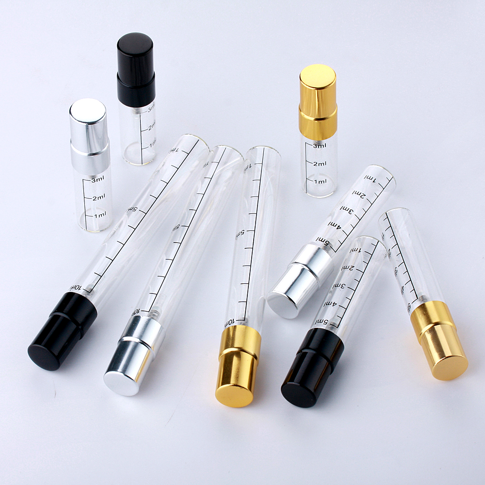 Perfume Fragrance Ingredients - 50/100pcs 10ml Fine Mist Spray Bottle