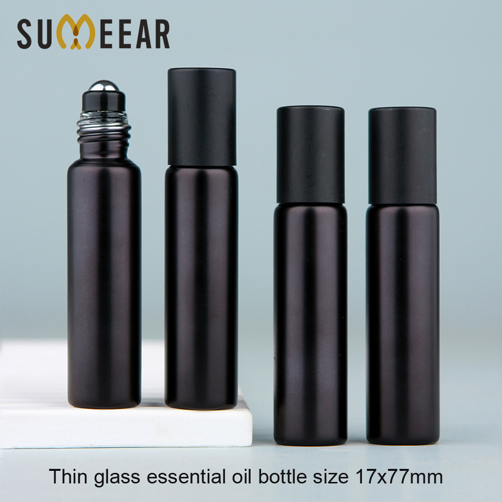 Perfume Fragrance Ingredients - 50/100Pcs/Lot 10ml 5ml Matte Black Essential