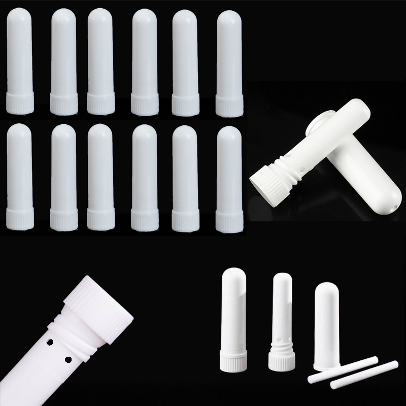 Perfume Fragrance Ingredients - 30Pcs White Empty Nasal Inhaler Tubes