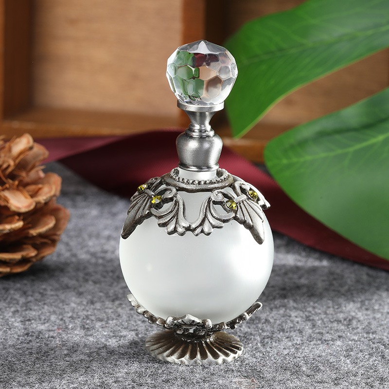 Antique Silver Metal Glass Per - Perfume Fragrance Refill recensione e prezzo