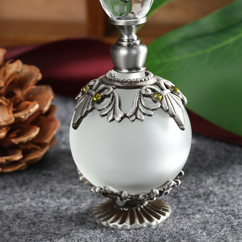 Antique Silver Metal Glass Per - Perfume Fragrance Refill recensione e prezzo