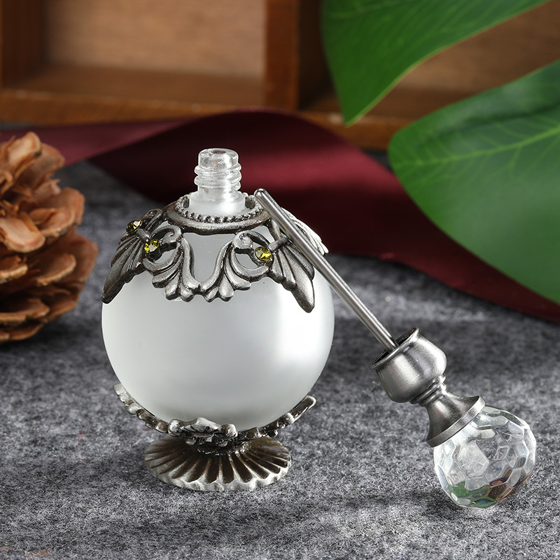 Antique Silver Metal Glass Per - Perfume Fragrance Refill recensione e prezzo