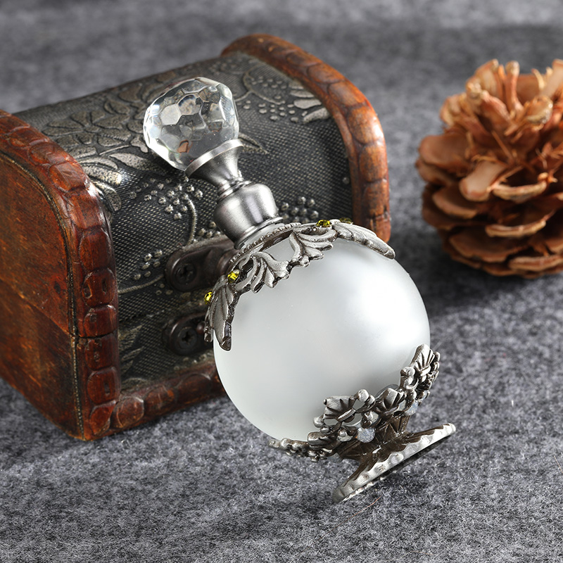 Antique Silver Metal Glass Per - Perfume Fragrance Refill recensione e prezzo