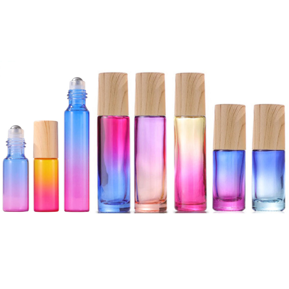 5X 10X Empty Glass Roll on Bot - Perfume Fragrance Ingredients recensione e prezzo