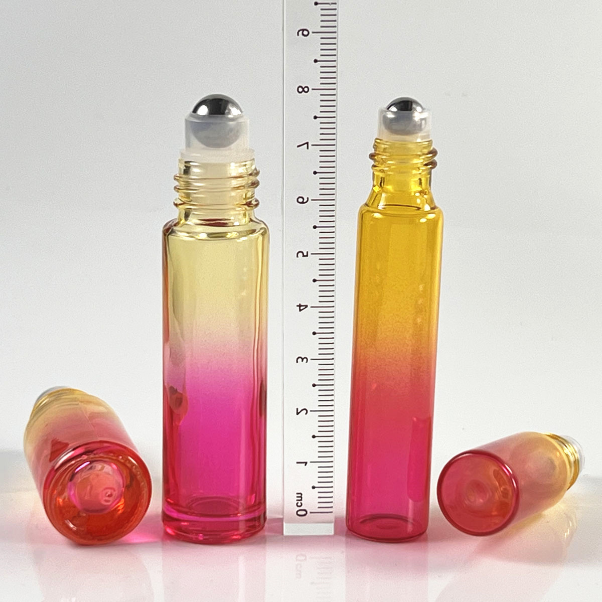 5X 10X Empty Glass Roll on Bot - Perfume Fragrance Ingredients recensione e prezzo