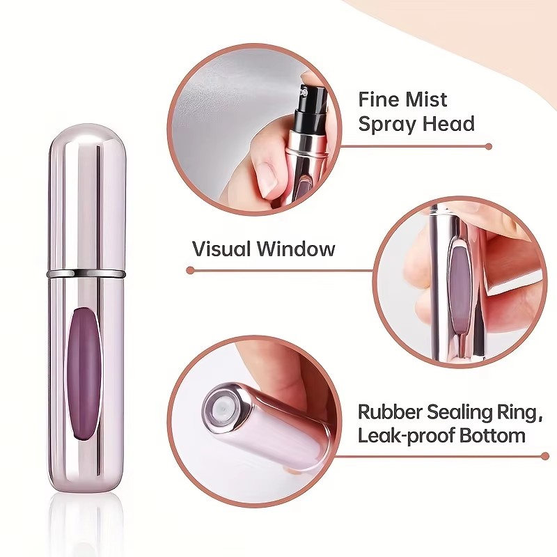 5 Pieces of 5ml Refillable Min - Perfume Fragrance Ingredients recensione e prezzo