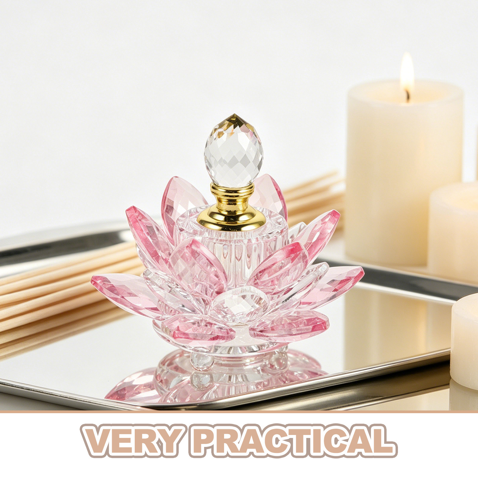 Crystal Refillable Lotus Flowe - Perfume Fragrance Refill recensione e prezzo